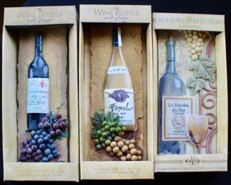 Wine bottle wall decor 
