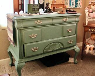 Beautiful blue dresser 