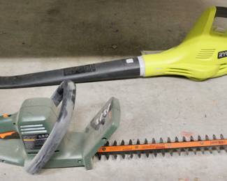 Power Saw and blower 