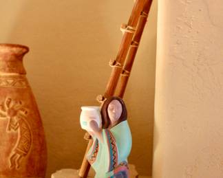 Native American handmade sculpture decor