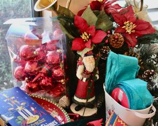 Christmas ornaments and decor