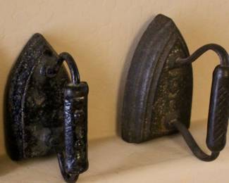 Antique cast iron irons