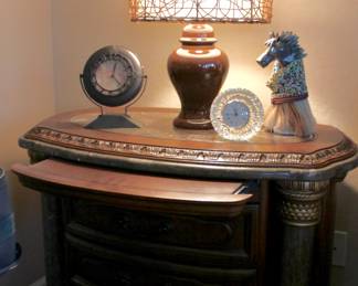 Bedside table with opening drawer 