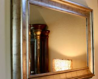 Gold framed decorative mirror 