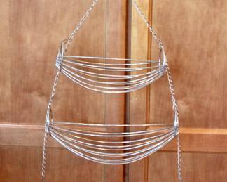 Hanging fruit 3-tier basket 