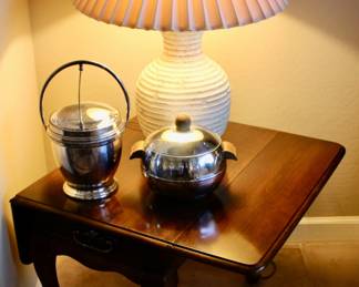 Folding leaf side table (set of 2) 