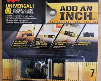 Here you go guys...Add an Inch...great for measuring totally accurate inside corners!