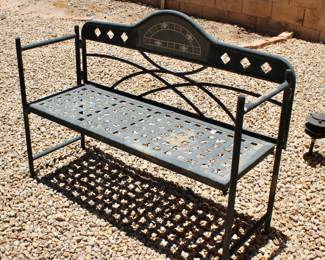 Outdoor garden patio bench