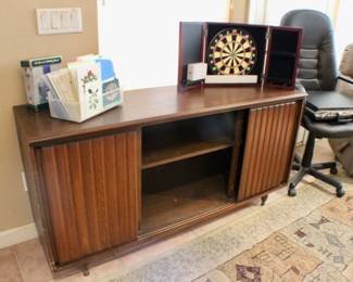  MCM Credenza. Sliding doors and shelving. Fantastic mid-century modern piece that can be used for so many applications. 