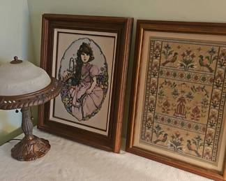 Lamp And Prints