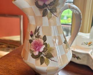 MacKenzie Childs “Orange Marmalade” pitcher (retired)