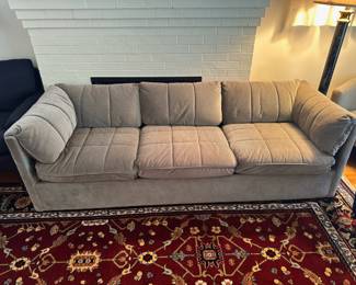 Vintage MCM/Contemporary Grey Sofa by Bernhardt