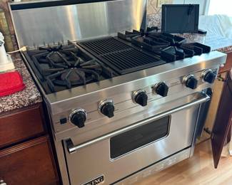 SOLD! VIKING Professional Gas Range and Exhaust Hood