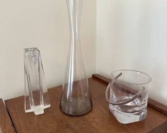 Vintage Anthropologie Glass Vase 