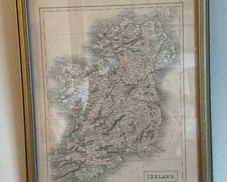 Vintage/Antique Framed Map of Ireland
Year unknown
14 x 19

