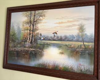 Antique/VintageOil Painting 
Beautiful Wood Frame
42x28