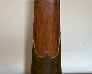 Arts and crafts wooden vase
25”
