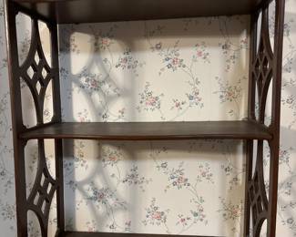 17 x 7 x 26.5
Antique wood Shelf