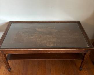 Antique Glass top Coffee Table
37 x 20 x 17
