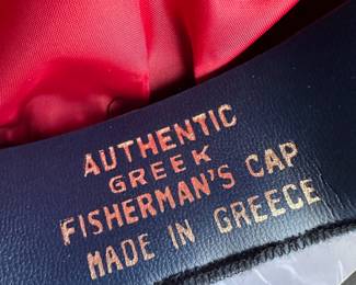 Savapile Black Greek Fisherman's Cap