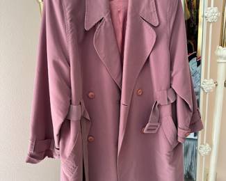 Yuan Shin Pink Trench Coat
