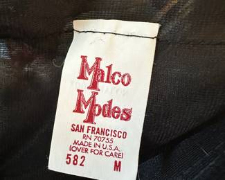 Malco Modes Black Square Dancing Petticoat/Tutu - Size Medium

