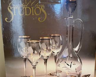 Crystal Clear Studios - 5 Piece Wine Set