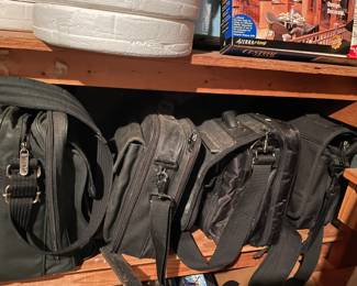 Briefcases and computer bags.