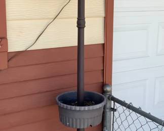 Planter with Solar Lights
