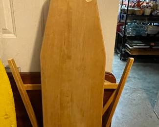 wood ironing board