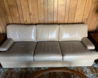 Leather Sofa 84 inches wide
