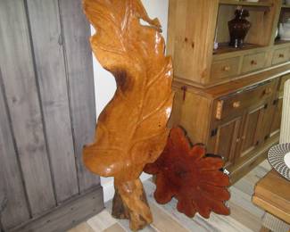 Wood sculptures
