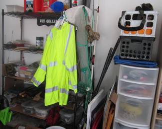 Fishing gear poles, lures, etc.