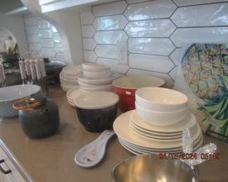 Lots of assorted dishes and dinnerware