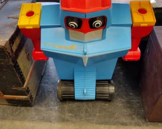 Vintage robot toy.