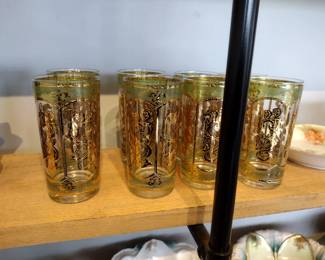 Culver Valencia mcm glasses 8 pieces 