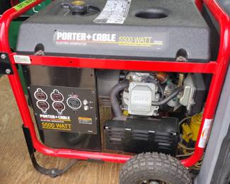 Porter cable 5500 watt generator.