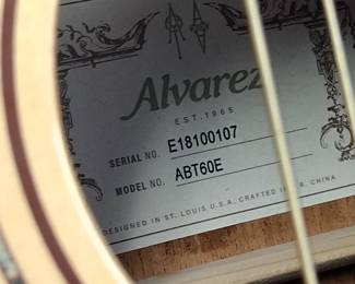 Alvarez baritone acoustic Electric guitar