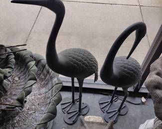 Cast aluminum. Garden cranes. large.