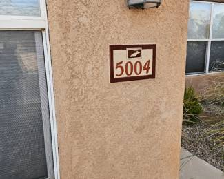 Here's a closeup of the estate's house number. 😃 