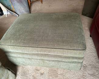 150.00 - Flex-steel Arm Chair and Ottoman 