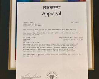 Appraisal and Certificate of Authenticity