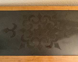 MCM Tea Cart arms extended 63.5 x 18x30.5 (Top Design)