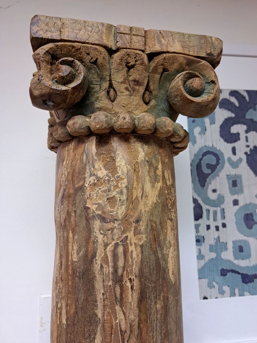 1/2 OFF SATURDAY ALL REMAINING ITEMS!!
2 Day Large Estate/ Household Sale. Building and parking lot will be FULL!! Antique Indonesian 6'1/2 ft tall .column with carved sides, top and bottom.