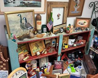 Much hunting and fishing items