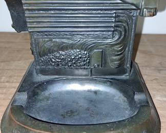 Vintage cast "Heggie Simplex Steel Boilers " ashtray 