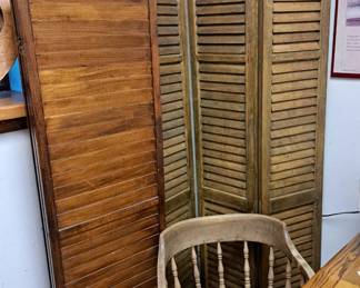 Room dividers and shutters