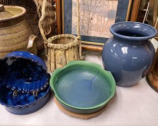 Much pottery, featuringsome local pottery!! 