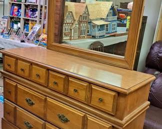 "Project" dresser w/ mirror