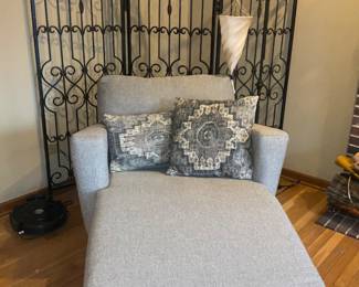 Gray lounge chair 